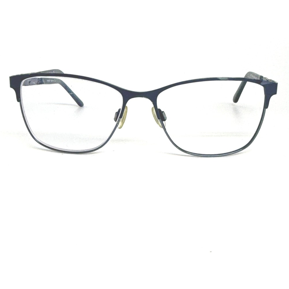 OWP‎ Germany Eyeglasses Frames Model 1434 400 53 15 Blue Green Metal 21440